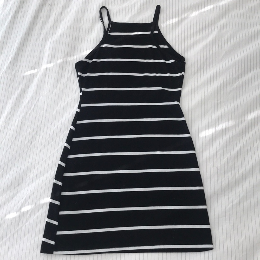 Bodycon Striped Mini Dress